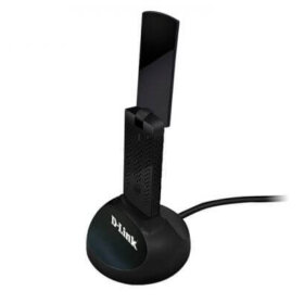 מתאם אלחוטי USB כפול רוחב פס ללא הפרעות תואם לכל המוצרים כולל התקנת הגנה אלחוטית | D-LINK | DWA-192 | WPS | USB