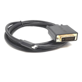 מתאם כבל מסך Type-C ל DVI גולד-טאץ' Gold Touch | CH-USB3.1-DVI-1.8 | USB3.1 Type-C to DVI Cable –1.8m