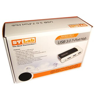 רכזת ומתאם 7 יציאות ST-LAB U-870 RJ45 USB3 (2)