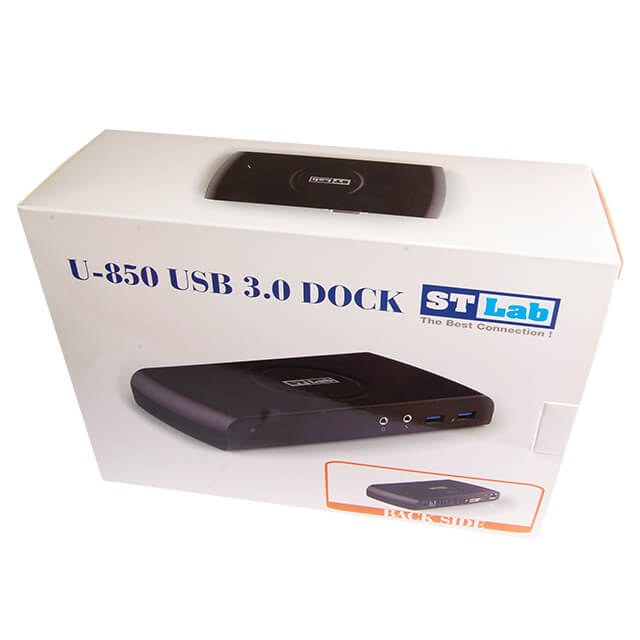 תחנת עגינה ST-LAB U-850 USB3.0 Docking Station (2)