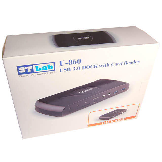 תחנת עגינה ST-LAB U-860 USB3.0 Docking Station (1)