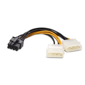 2 כבל חשמל 8Pin Molex זכר לחיבור מאוורר 3 פינים גולד-טאץ' Gold Touch | E-2MOLEX-8PIN