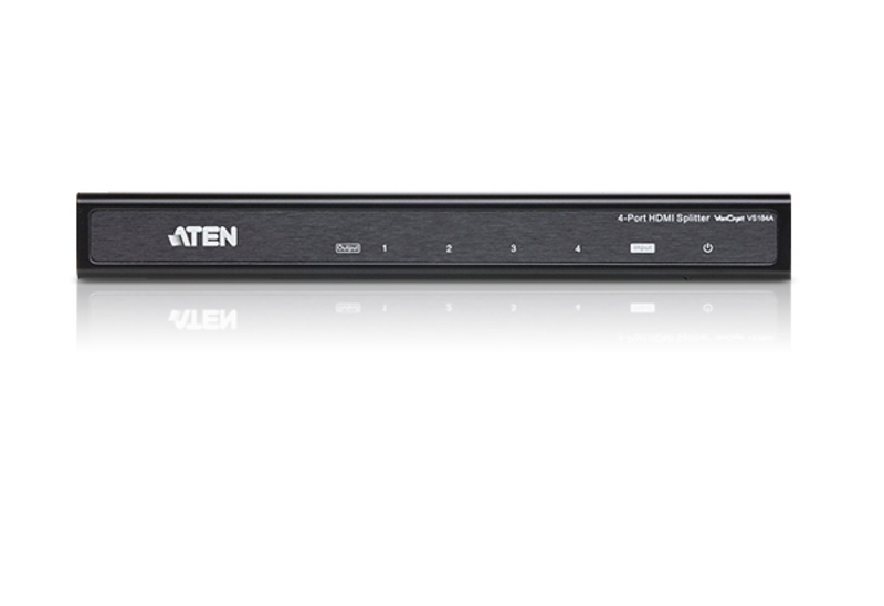 בקר בעל 4 יציאות HDMI 4K עבור ביצועים גבוהים ATEN VS184A 2-Port 4K HDMI Splitter (1)
