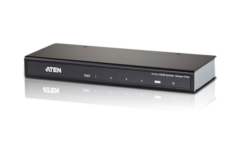 בקר בעל 4 יציאות HDMI 4K עבור ביצועים גבוהים ATEN VS184A 2-Port 4K HDMI Splitter (2)