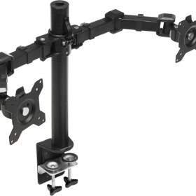 זרוע ארגונומית עבור 2 מסכים Loctek DLB112 Gas Spring Desktop 10- 30 Double Monitor (1)