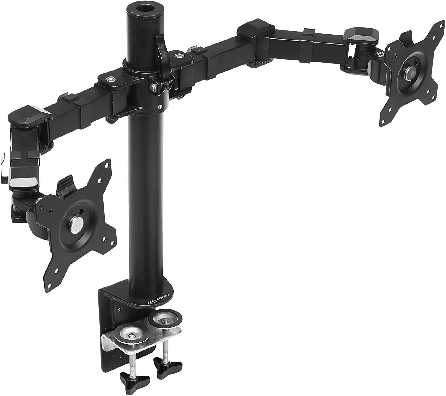 זרוע ארגונומית עבור 2 מסכים Loctek DLB112 Gas Spring Desktop 10- 30 Double Monitor (1)