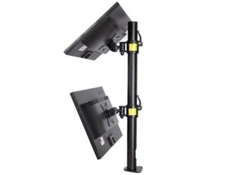 זרוע ארגונומית עבור 2 מסכים Loctek DLB115 Gas Spring Desktop 17- 30 Double Monitor (2)
