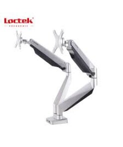 זרוע ארגונומית עבור 2 מסכים Loctek DLB522 Gas Spring Desktop 10- 30 Double Monitor (3)
