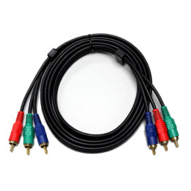 כבל 3x Component RCA ל-3x Component RCA באורך 1.8 מטר גולד-טאץ' Gold Touch | CH-CMPT-1.8