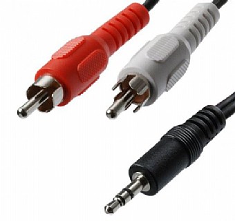 כבל PL זכר ל RCA X2 זכר אורך הכבל 1.8 מטר גולד-טאץ' Gold Touch | CH-PL-2RCA-1.8 – תמונה 3