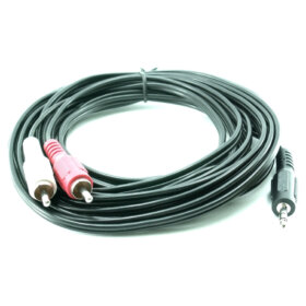 כבל PL זכר ל RCA X2 זכר אורך הכבל 10 מטר גולד-טאץ' Gold Touch | CH-PL-2RCA-10