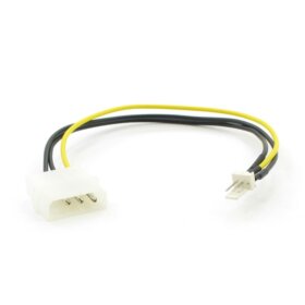 כבל חשמל 4Pin Molex זכר לחיבור מאוורר 3 פינים גולד-טאץ' Gold Touch | E-MOLEX-3PIN