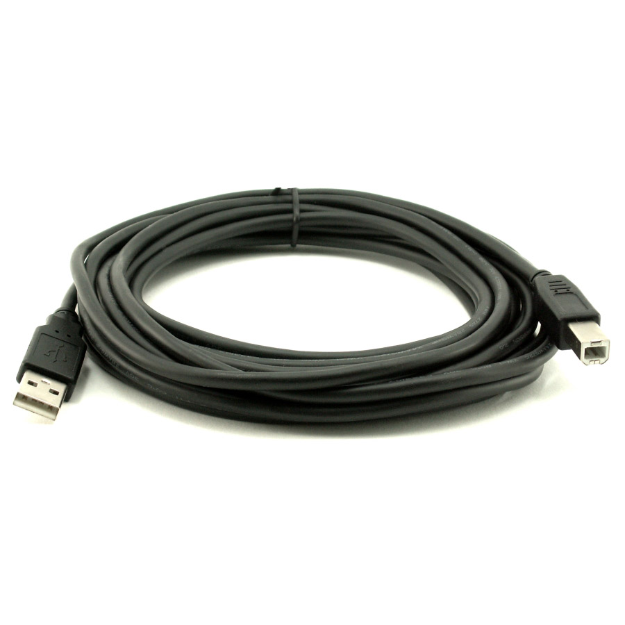 כבל מאריך USB2.0 זכר ל Type B זכר אורך הכבל 5 מטר גולד-טאץ' Gold Touch | CH-USB2-5-AB | USB2.0 Type A To Type B M/M Cable