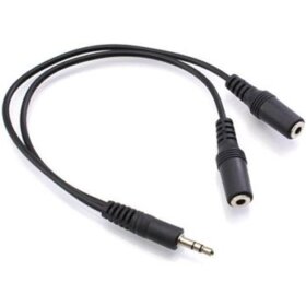 כבל מפצל AUX זכר לחיבור AUX נקבה גולד-טאץ' Gold Touch | E-PL-SP | Splitter Audio Cable