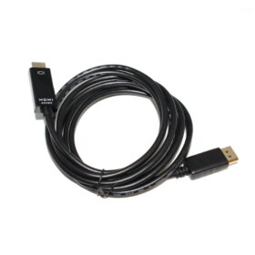 כבל מתאם DP ל HDMI רזולוציה 4K אורך הכבל 10 מטר גולד-טאץ' Gold Touch | CH-DP-HDMI-10-4K30