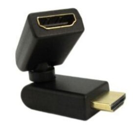 מתאם HDMI זכר ל HDMI נקבה 360° גולד טאץ' Gold Touch | E-HD-MF-360 | HDMI Male To Female 360° plug Adapter