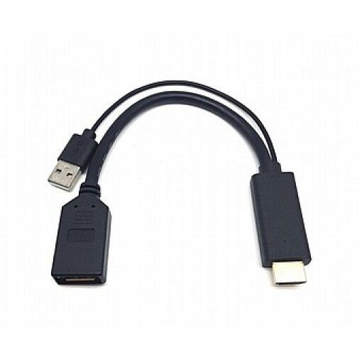 כבל מתאם HDMI ל DisplayPort וUSB אורך הכבל 0.1 מטר גולד-טאץ' Gold Touch | CH-HD-DP-P | HDMI To DisplayPort w/USB Power Adapter