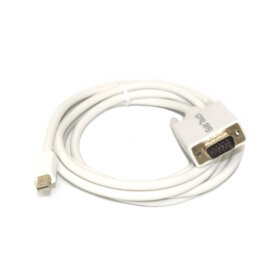 כבל מתאם Mini DP ל VGA אורך הכבל 1.8 לבן מטר גולד-טאץ' Gold Touch | CH-MINI-DP-VGA-1.8
