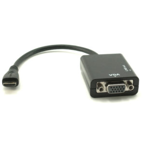 כבל מתאם Mini HDMI ל VGA אורך הכבל 0.2 מטר גולד-טאץ' Gold Touch | CH-MINI-HD-VGA-A | Mini HDMI To VGA w/Audio Converter – תמונה 2