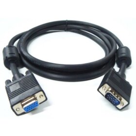 כבל מתאם VGA זכר ל VGA נקבה אורך הכבל 1.8 מטר גולד-טאץ' Gold Touch | CH-VGA-1.8-MF | VGA 15Pin M/M Cable