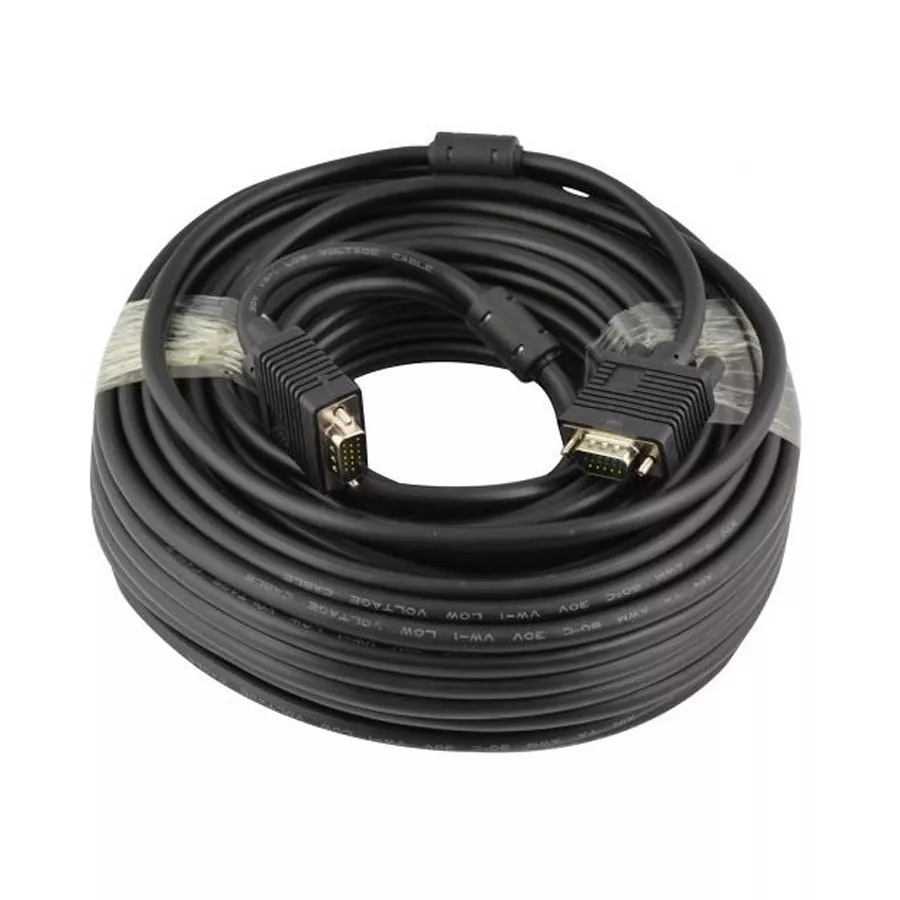 כבל מתאם VGA ל VGA אורך הכבל 20 מטר גולד-טאץ' Gold Touch | CH-VGA-20-MM | VGA 15Pin M/M Cable