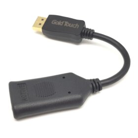 כבל מתאם אקטיבי DP ל HDMI איכות 4K אורך הכבל 0.2 מטר גולד-טאץ' Gold Touch | CH-DP-HDMI-4K | Active DP To HDMI 4K@60Hz Adapter