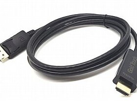 כבל מתאם אקטיבי DP ל HDMI רזולוציה 4K אורך הכבל 1.8 מטר גולד-טאץ' Gold Touch | CH-DP-HDMI-1.8-4K | Active DP To HDMI 4K@60Hz