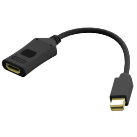 כבל מתאם אקטיבי Mini DP ל HDMI רזולוצייה 4K אורך הכבל 0.2 מטר גולד-טאץ' Gold Touch | CH-MINI-DP-HDMI-ACT | Active Mini DP To HDMI 4K@30Hz Adapter
