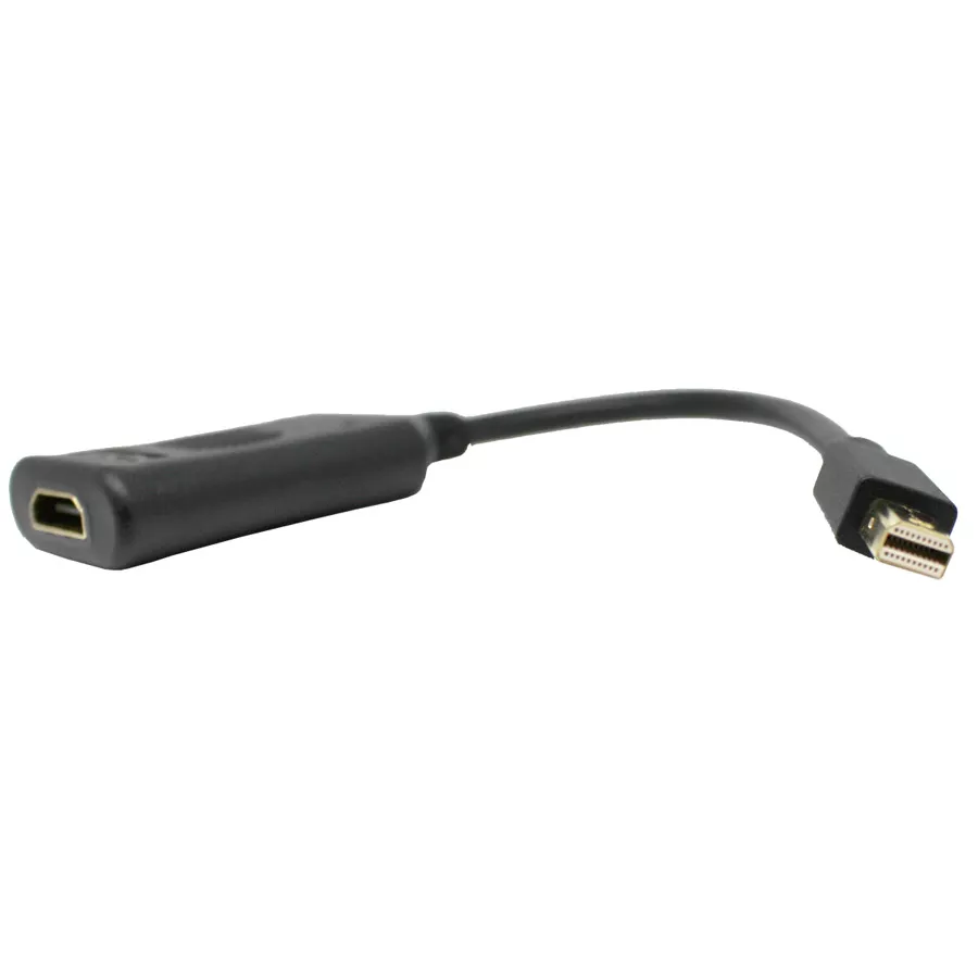 כבל מתאם אקטיבי Mini DP ל HDMI רזולוצייה 4K אורך הכבל 0.2 מטר גולד-טאץ' Gold Touch | CH-MINI-DP-HDMI-ACT | Active Mini DP To HDMI 4K@30Hz Adapter – תמונה 2