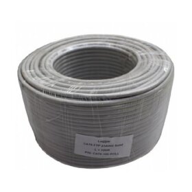 כבל רשת ישיר באורך 100 מטר צבע אפור לוגר LUGGAR CAT6-100-ROLL