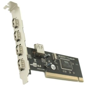 כרטיס מסך 4 יציאות USB2.0 גולד טאץ' Gold Touch SU-PCI-4USB PCI Card 4 1Port USB2 (1)