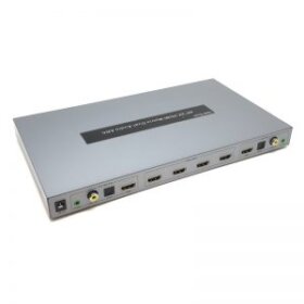 מטריצה 4 פורטים 4K חיבור HDMI גולד-טאץ' Gold Touch HDMI-MTX-44 HDMI MATRIX 4 TO 2 (1)