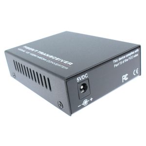 ממיר אופטי LUGGAR | LU-MC100SC-SM | 10/100TX-100Base (SC) SM Duplex 2Km Media Converter – תמונה 3