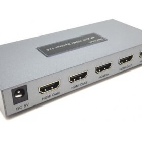 מפצל 4 פורטים 4K חיבור HDMI גולד-טאץ' Gold Touch HDMI-4K-S4 4K HDMI Splitter–4Ports (1)