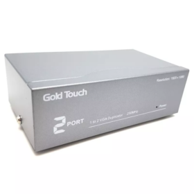 מפצל וידיאו 2 פורטים גולד-טאץ' Gold Touch VS-2 Video Splitter–2Ports (1)