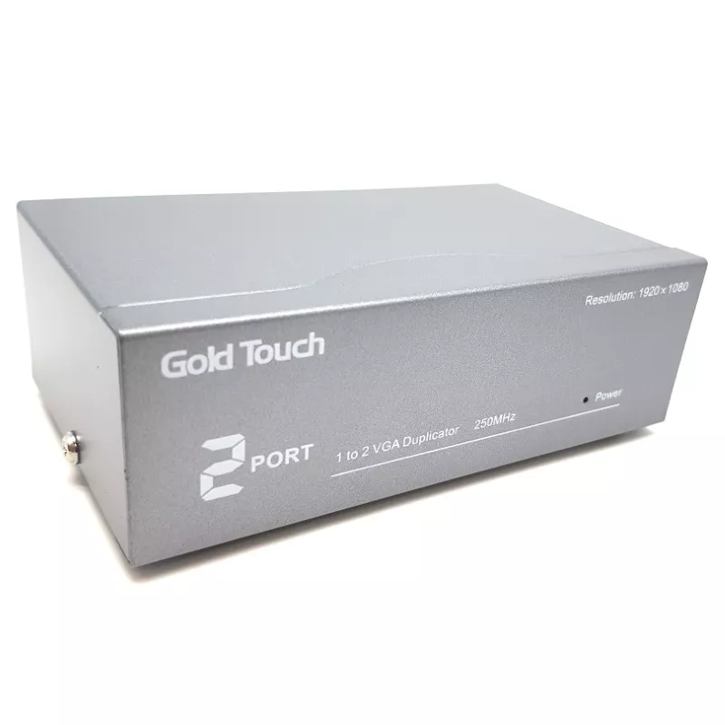 מפצל וידיאו 2 פורטים גולד-טאץ' Gold Touch VS-2 Video Splitter–2Ports (1)