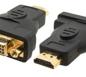מתאם HDMI זכר ל DVI נקבה גולד-טאץ' Gold Touch | E-HDMI-DVI | HDMI Male To DVI-I Female Plug Adapter