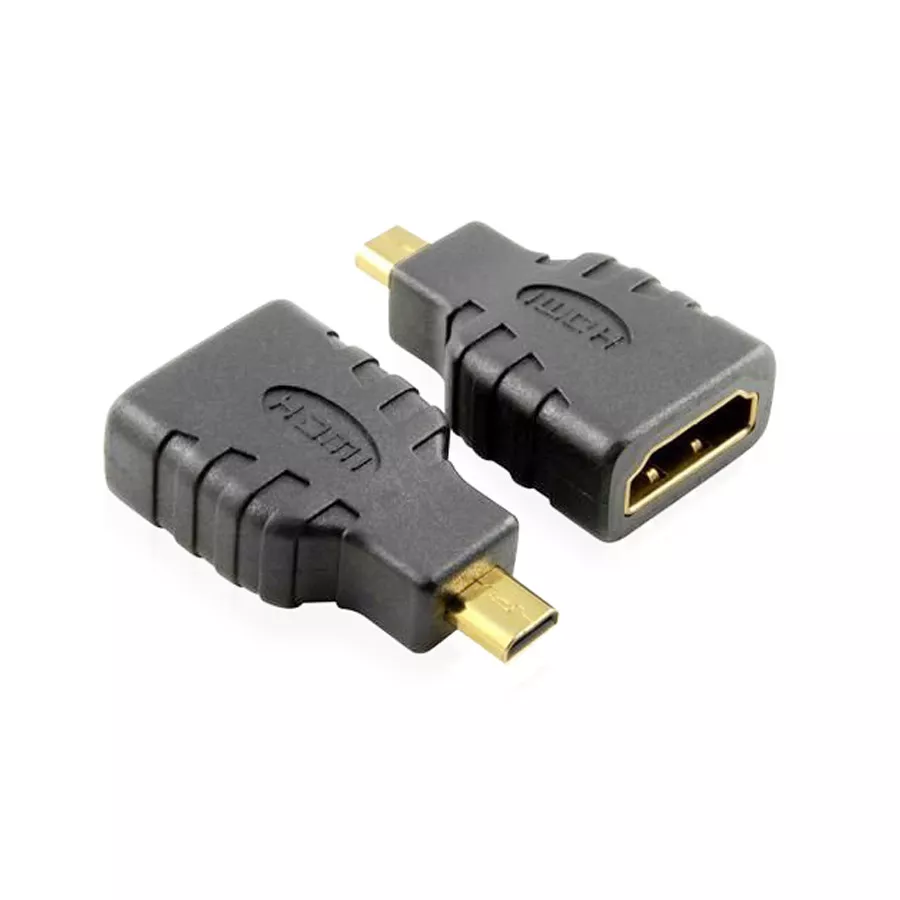מתאם HDMI ל Micro HDMI גולד-טאץ' Gold Touch | E-HD-MIC | HDMI To Micro HDMI Plug Adapter – תמונה 3