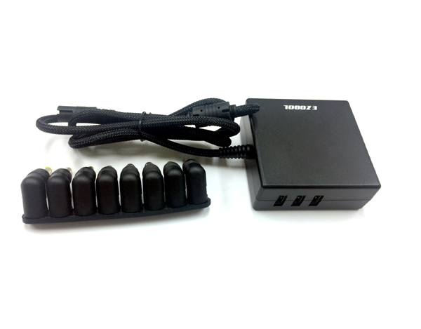 מתאם מתח 90W עם 3 יציאות USB מובנית EZCOOL AD-805 EZcool Power Adapter (4)