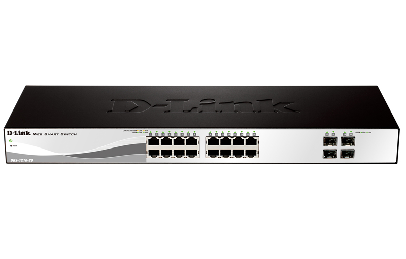 מתג מנוהל WEB די-לינק עם 16 פורטים D-Link DGS-1210-20 (2)