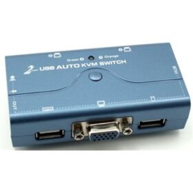 קופסאות מיתוג 2 פורטים USB גולד-טאץ' Gold Touch KVM-USB-2 2 port USB KVM Switch  (2)