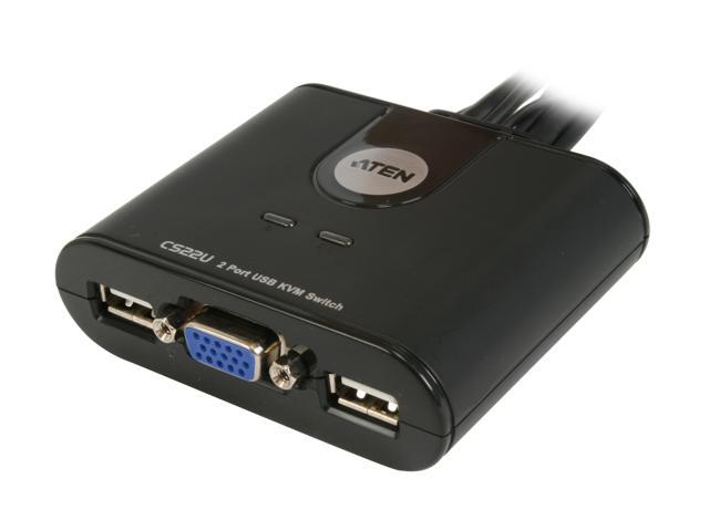 קופסת מתג עם בורר יציאות מרחוק USB ו VGA איכות וידאו מעולה ATEN CS22U (3)