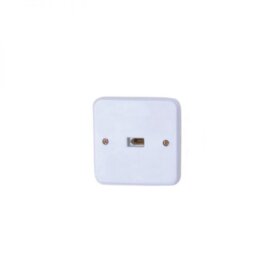 קופסת פלסטיק יציאה 1 חיבורים לקיר Luggar HP-FP-IW-UK (1)