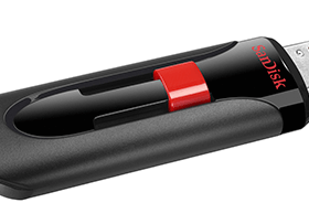 זיכרון נייד בנפח 32GB חיבור USB3.0 שחור סנדיסק SanDisk SDCZ600-032G-G35 Flash Drive