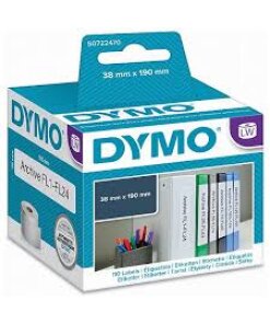 מדבקות נייר 110 יח' דבק רגיל גודל 190X59 מ"מ DYMO | DW99019