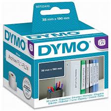 מדבקות נייר 110 יח' דבק רגיל גודל 190X59 מ"מ DYMO | DW99019