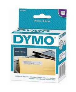500 יח' מדבקת נייר דבק רגיל גודל 54X25 מ"מ DYMO | DW11352