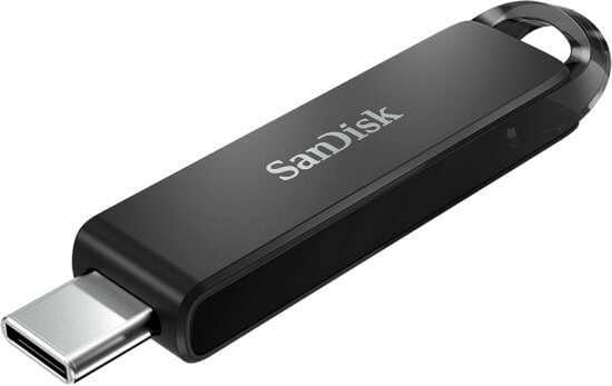 זיכרון נייד בנפח 32GB חיבור Type-C שחור סנדיסק SanDisk SDCZ460-032G-G46 Flash Drive (3)