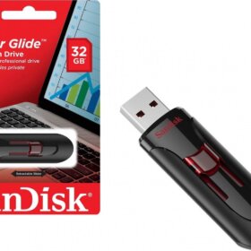 זיכרון נייד בנפח 32GB חיבור USB3.0 שחור סנדיסק SanDisk SDCZ600-032G-G35 Flash Drive