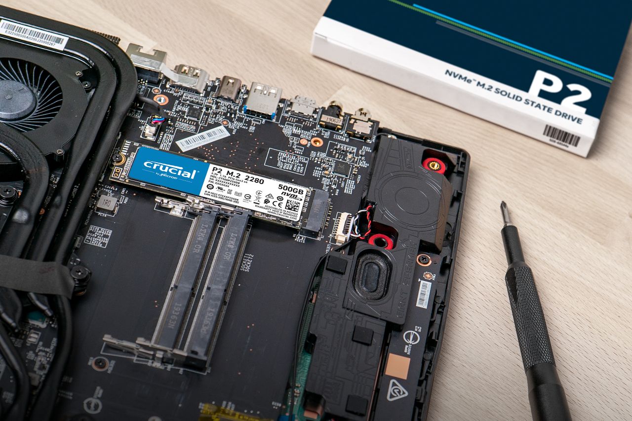 כונן מהיר Crucial | CT500P2SSD8 | SSD 500GB P2 M.2 3D NAND NVMe PCIe